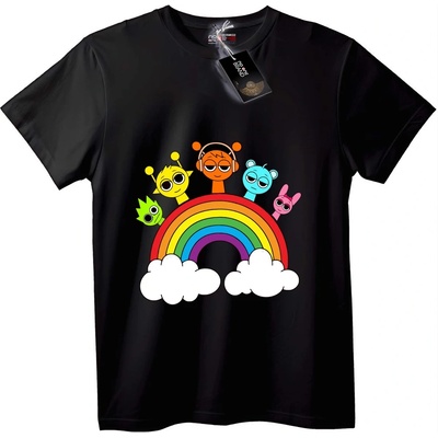 Тениска Rainbow Friends - 5XL, White