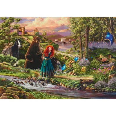 Schmidt Spiele - Puzzle Thomas Kinkade: Disney: Merida - 1 000 piese