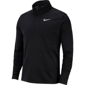 Image 1 of Nike Мъжко горнище с цип Nike Half Zip Core Long Sleeve Running Top Mens - Black