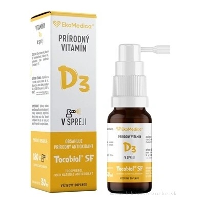 EkoMedica SK Přírodní Vitamín D3 sprej 30 ml