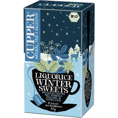 CUPPER BIO Liquorice Winter Sweets 40 g