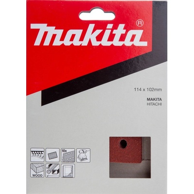 MAKITA P-33124 Brusný papír 114x102mm, K120,10ks