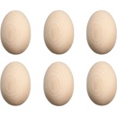 ČistéDřevo Vajíčko dřevěné 6 ks