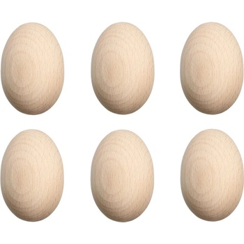 ČistéDřevo Vajíčko dřevěné 6 ks