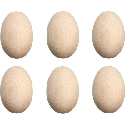 ČistéDřevo Vajíčko dřevěné 6 ks