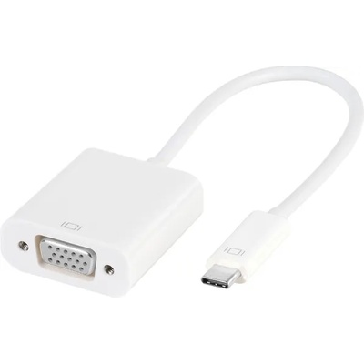 Vivanco Адаптер Vivanco - 45255, USB-C/VGA, 0.15 m, бял (45255)