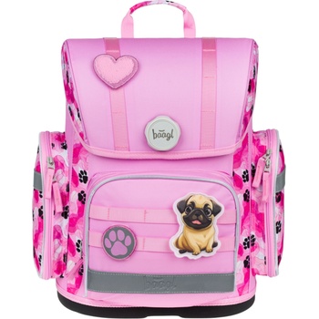 BAAGL Училищна раница Ergo Лапи BAAGL | Rozov | Момичешки | ONE SIZE