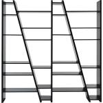 TemaHome Черна етажерка за книги 190x195 cm Delta - TemaHome (9500.315404)