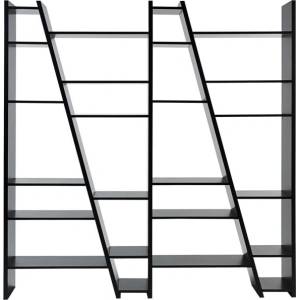 TemaHome Черна етажерка за книги 190x195 cm Delta - TemaHome (9500.315404)