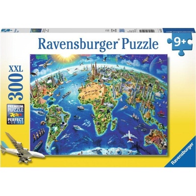 Ravensburger Mapa světových památek XXL 300 dielov