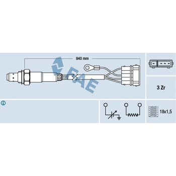 Lambda sonda FAE 77112