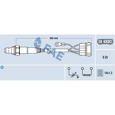 Lambda sonda FAE 77112
