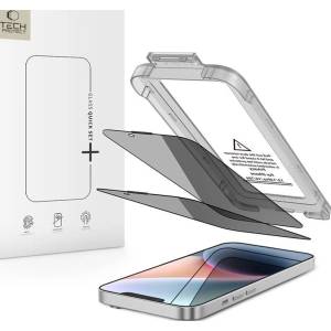 Tech-Protect quick set spy+ ПРОТЕКТИВНО СТЪКЛО ЗА ЛИЧНИ ДАННИ 2-ПАК iphone 13 / 13 pro / 14 / 16e privacy (5906302318759)