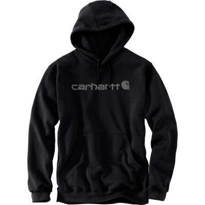 Carhartt WIP Мъжки суичър Carhartt Signature Logo Sweatshirt Hoodie - Black / Gray - размер M (017-2834-0712)