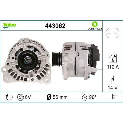 VALEO generátor VALEO CORE-FLEX 443062