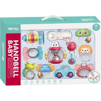 Chipolino Сет дрънкалки и гризалки Chipolino - 11 части (DRN02460885)