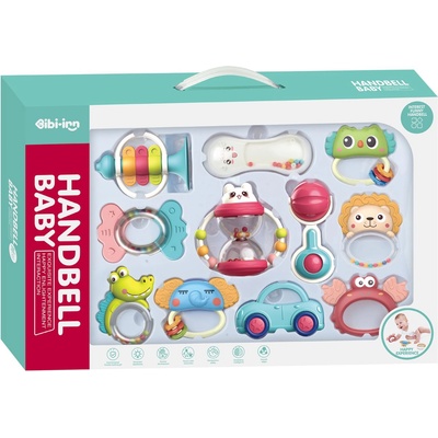 Chipolino Сет дрънкалки и гризалки Chipolino - 11 части (DRN02460885)