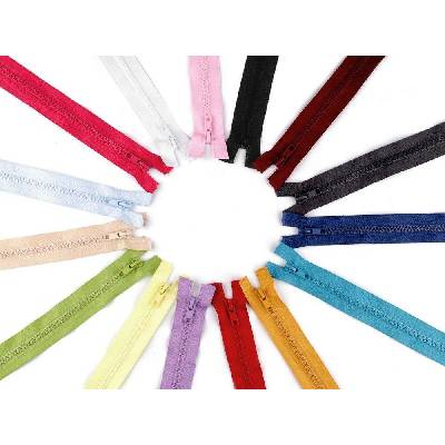 Kostěný zip šíře 5 mm délka 75 cm (bundový) - 170 fialová purpura