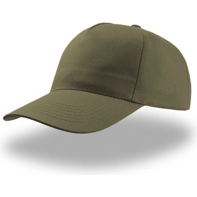 Atlantis Headwear Start Five 5 panelová baseballová COT-33003855099 Olivová