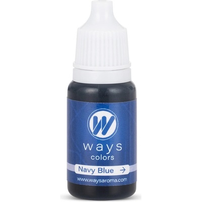 Ways Colors Navy Blue barvivo do vázy 10 ml