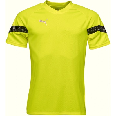 Puma pánske športové tričko teamFINAL Training Jersey svetlo zelená čierna strieborná
