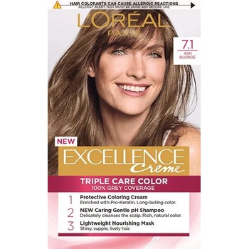 Image 1 of L'Oréal L'Oréal Еxcellence Боя за коса, 7.1 Ash Blonde