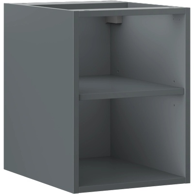 Mexen Box-A отворен шкаф с рафт 35 см, графит мат - 91AX2-0350-470-0-66 (91AX2-0350-470-0-66)