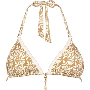 Watercult Дамско бикини горнище Watercult Women's Coastal Bohemia Bikini Top No. 7232 Bikini top - Sand / Cotton - размер 36 (EU) (150-6665-0111)