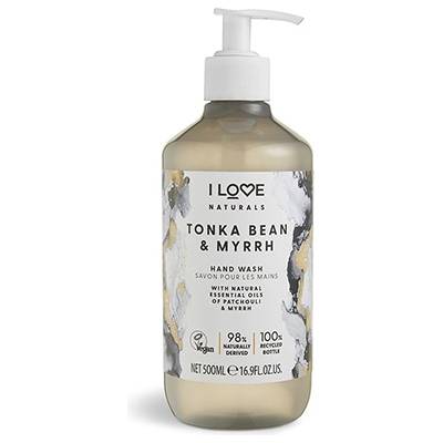 I Love Cosmetics Naturals Tonka Bean & Myrrh течен сапун за ръце за жени 500 мл