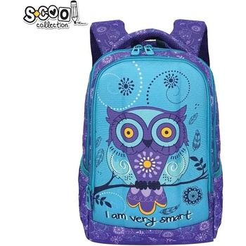 S-Cool Ученическа, ергономична раница scool owl 3d eva