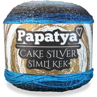 Příze Papatya Cake Silver 150 g - 307 odstíny červené fialové