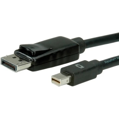 Roline Кабел Roline, Mini DisplayPort(м) към DisplayPort(м), 2.0м, черен (11.99.5635)