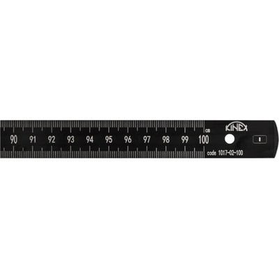 KINEX K-MET Měřítko ocelové ohebné-inox black coat 1000x20x0,5mm ec i 1017-02-100