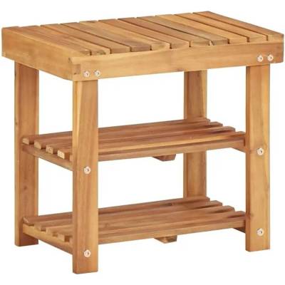 Nábytek XL 50 x 32 x 45 cm masivní akáciové dřevo 45929