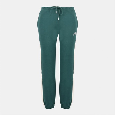 Jack Wills Анцуг Jack Wills Women's Script Cotton Mid Rise Joggers - Green/White