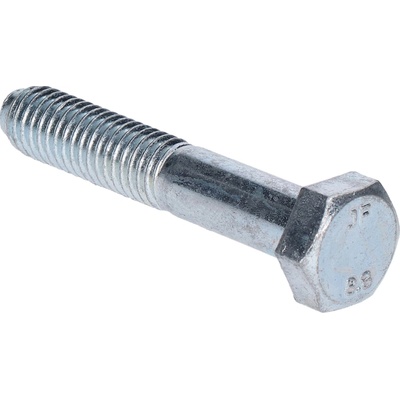 Šesťhranná skrutka M14 x 50 mm, DIN 931, pevnosť 8,8, Zn