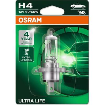 OSRAM КРУШКА АВТОМОБИЛНА ОСРАМ h4 ult 55w 12v КЪСИ И ДЪЛГИ СВ. 4г ЖЪЛТА (206100922)