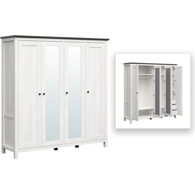 Гардероб Hesen - светъл (S515-SZF2L2D3E-MSJ/SOL)