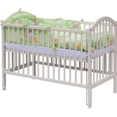 Scarlett postýlka s kompletní výbavou 120 x 60 cm Mráček zelená – Zboží Dáma