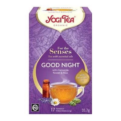 Yogi Tea Čaj Pro smysly Dobrou noc BIO nálev. sáčky 17 x 2,1 g