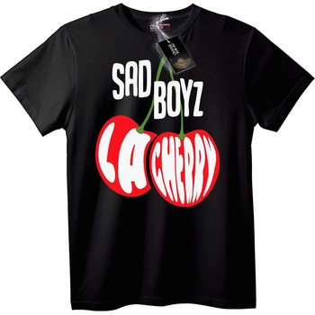 NOONEBRAND Тениска SAD BOYZ LA CHERRY - XS, White