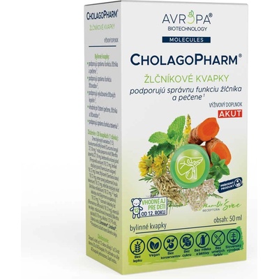 Avropa CholagoPharm bylinné kvapky 50 ml
