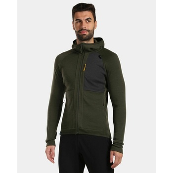Kilpi Мъжки суитшърт с качулка Kilpi MERINI-M Тъмнозелена Kilpi | Zelen | МЪЖЕ | XXL