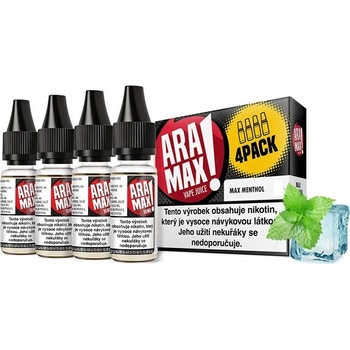 Aramax 4Pack Max Menthol 4 x 10 ml 3 mg