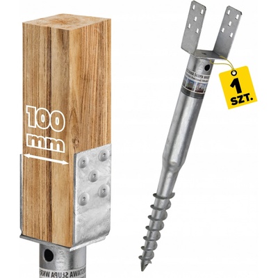 Domax PWU 100/865 Zemní vrut 100x865x1,8 – Zboží Mobilmania