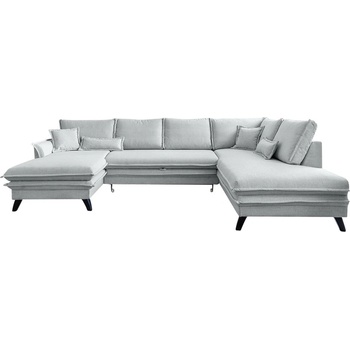 Miuform Светлосив U-образен разтегателен диван, десен ъгъл Charming Charlie - Miuform (Charming Charlie LCBKL-2Q-HAEECR lin16)