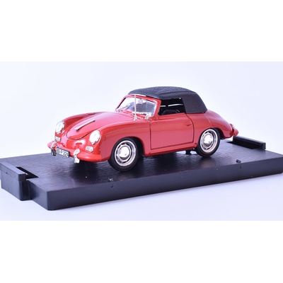 Brumm Porsche 356C Cabriolet Closed 1952 časopis AutoModels s modelem 1:43
