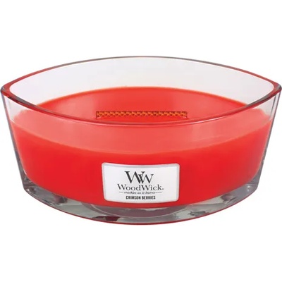 WoodWick Crimson Berries ароматна свещ с дървен фитил 453, 6 гр