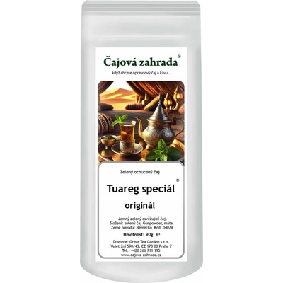 Čajová zahrada Tuareg speciál zelený ochucený čaj 0,5 kg