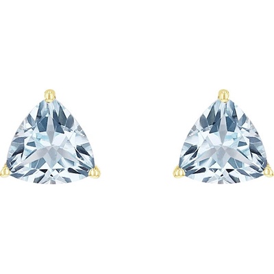 Eppi strieborné náušnice s nebesky modrými topásmi Magni E41800